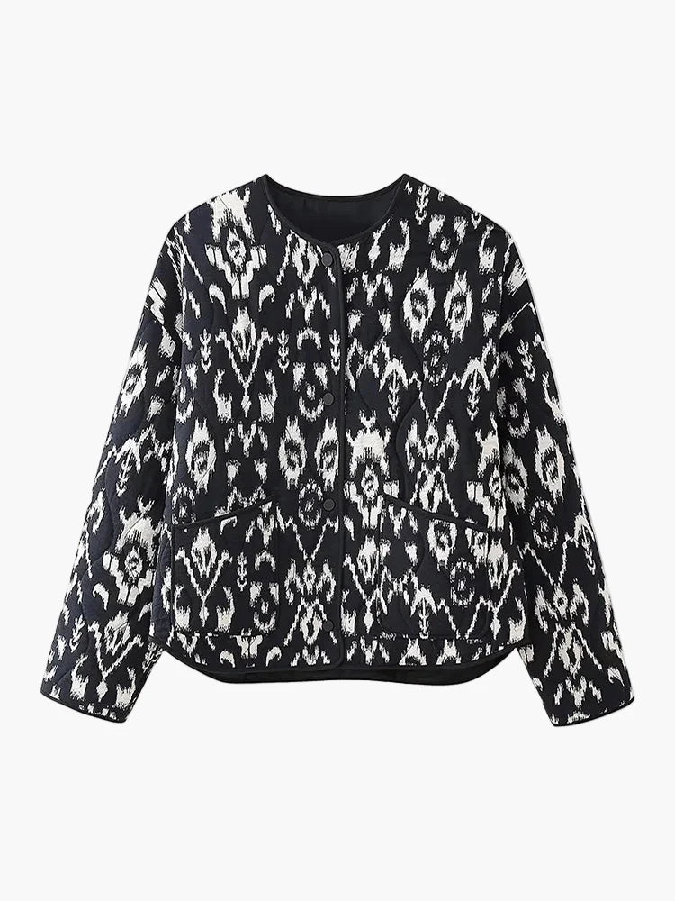 Veste matelassée femme style bohème chic décontracté