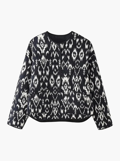 Veste matelassée femme style bohème chic décontracté