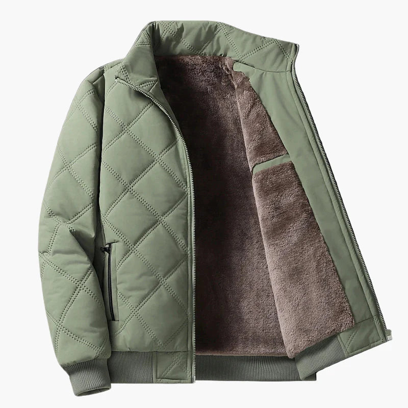 Veste matelassée chaude pour homme style urbain décontracté – idéale pour l’hiver et l’automne
