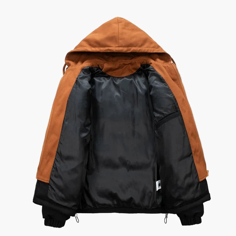 Veste doudoune homme style urbain à capuche – idéale pour l'hiver et la vie quotidienne