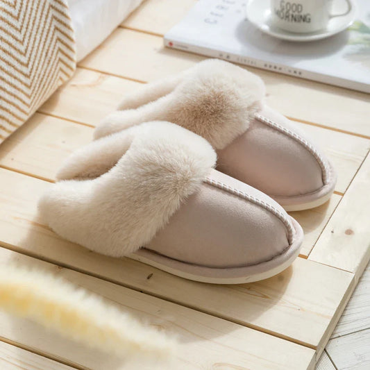 Adele – Chaussons Doublés en Peluche pour Femme