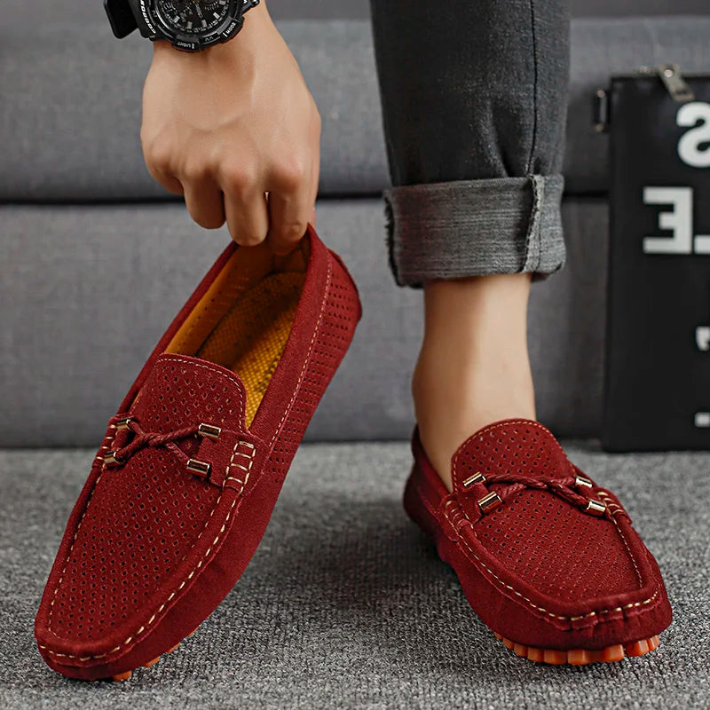 Elegant men's slip-on shoes casual stylish