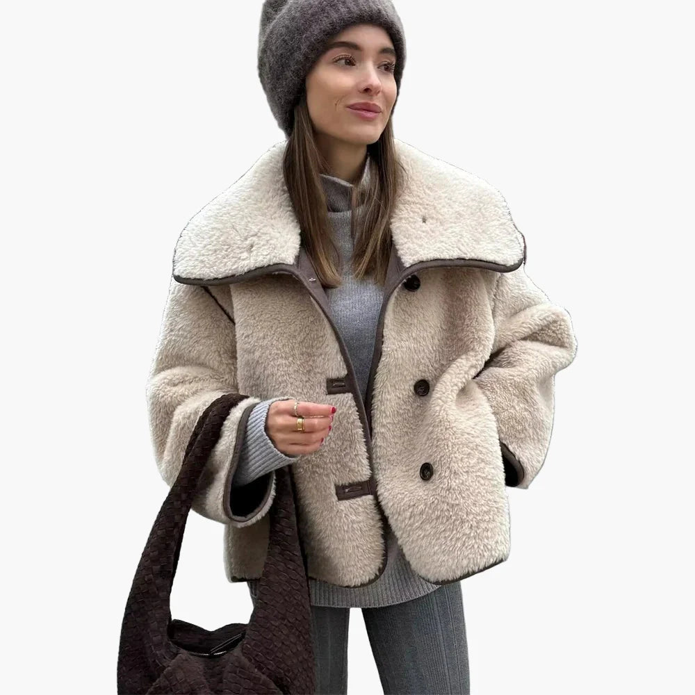 Veste d'hiver femme style décontracté chic pour temps froid