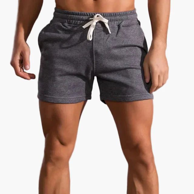 Men's jogger shorts classic cut versatile for leisure and sport