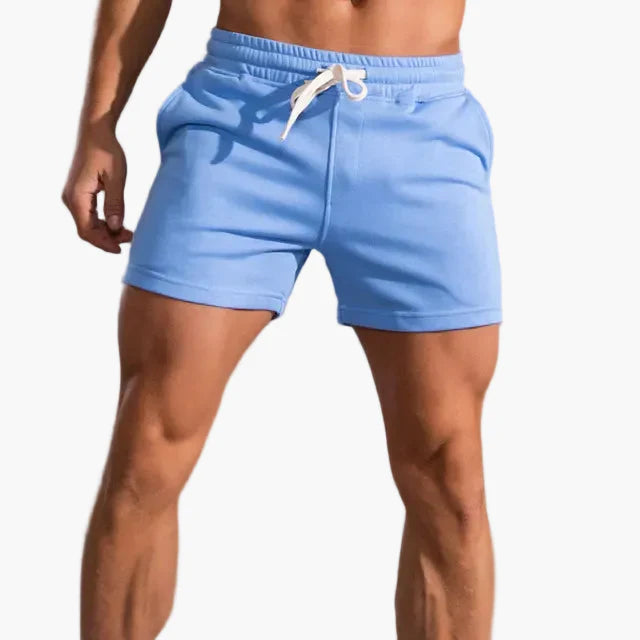 Men's jogger shorts classic cut versatile for leisure and sport