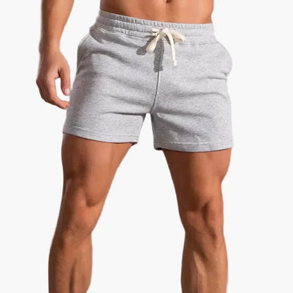 Men's jogger shorts classic cut versatile for leisure and sport