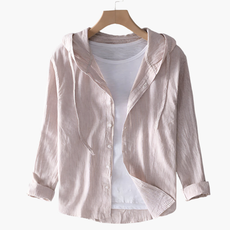 Chemise Décontractée à Capuche pour Femme, Style Léger et Élégant, Idéale pour Printemps-Été