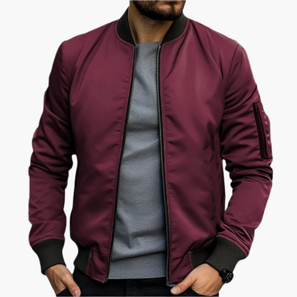 Blouson Bombardier Homme Style Urbain Décontracté pour Mi-Saison