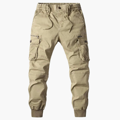 Pantalón de carga táctico estilo pantalón deportivo para hombre, con múltiples bolsillos, urbano y casual