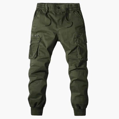 Pantalón de carga táctico estilo pantalón deportivo para hombre, con múltiples bolsillos, urbano y casual