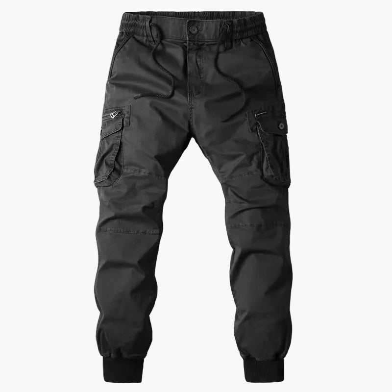 Pantalón de carga táctico estilo pantalón deportivo para hombre, con múltiples bolsillos, urbano y casual