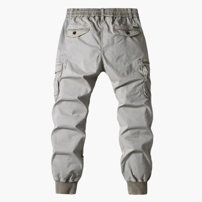 Pantalón de carga táctico estilo pantalón deportivo para hombre, con múltiples bolsillos, urbano y casual