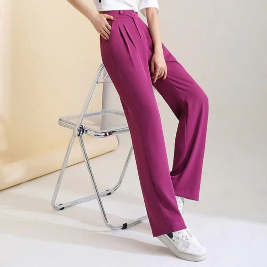 Pantalon Large à Taille Haute Flatteur pour la Silhouette