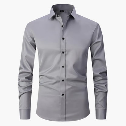 Chemise classique stretch pour homme – Élégante, polyvalente et confortable pour affaires ou loisirs