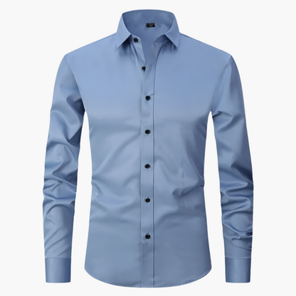 Chemise classique stretch pour homme – Élégante, polyvalente et confortable pour affaires ou loisirs