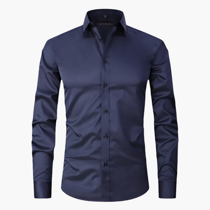 Chemise classique stretch pour homme – Élégante, polyvalente et confortable pour affaires ou loisirs