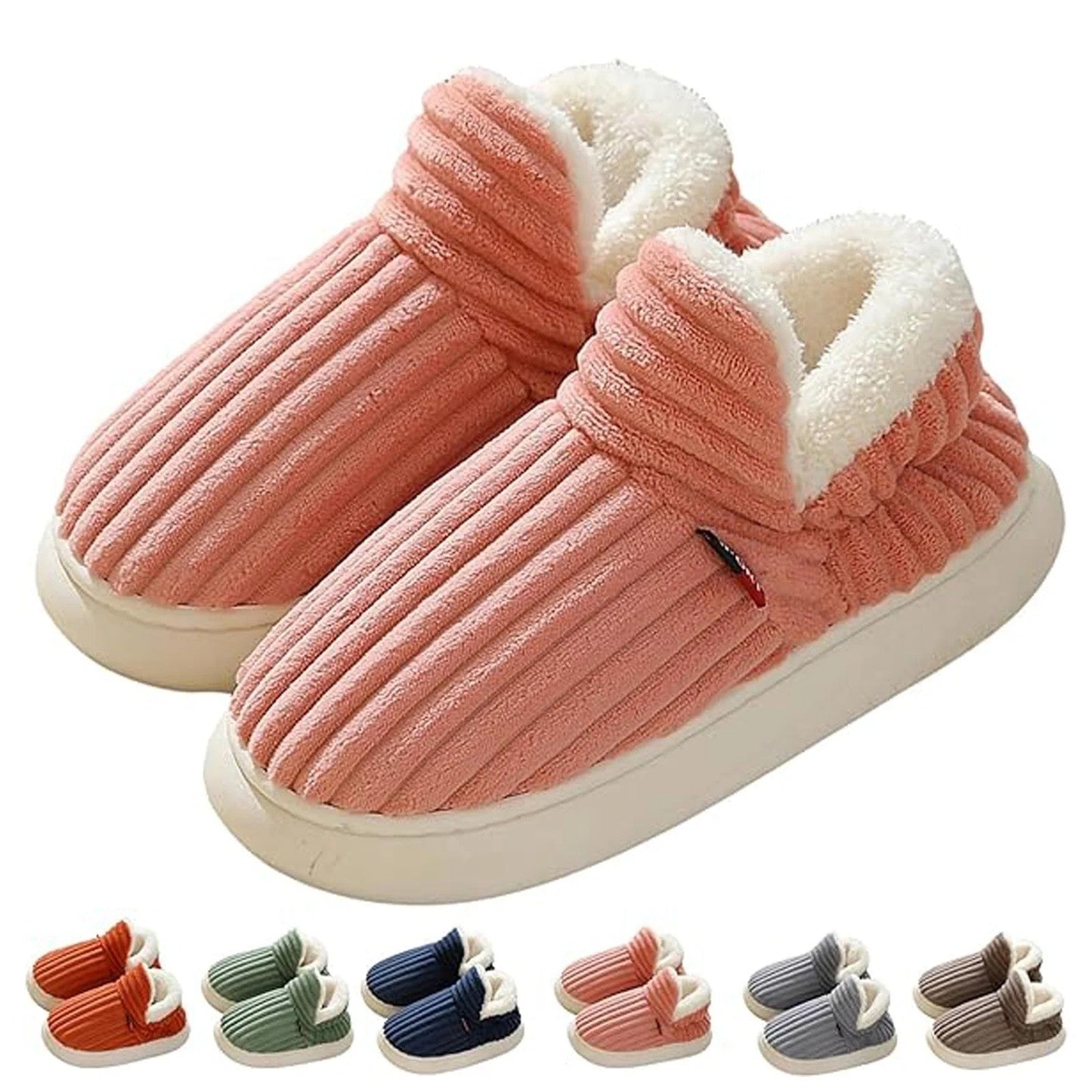 Ultra comfortable unisex winter slippers for indoors, modern style, non-slip