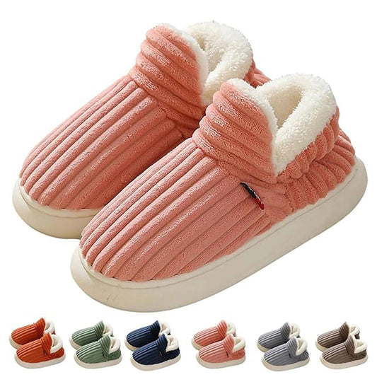 Chaussons d'hiver unisexes ultra confort pour intérieur, style moderne, antidérapants