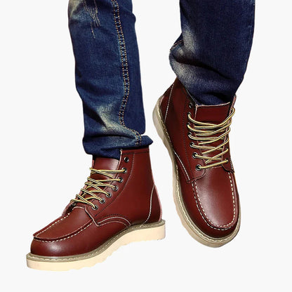 Bottes d'hiver rétro pour homme – Style vintage et confort au quotidien
