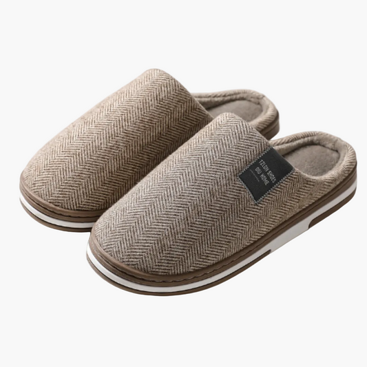 Chaussons Homme Style Classique Confort Maison Relaxation