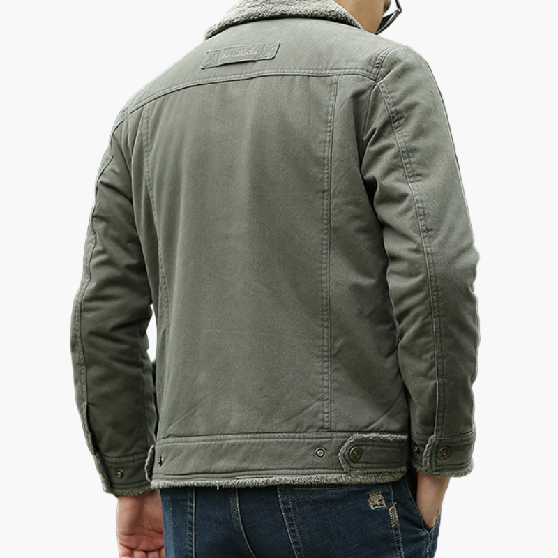 Veste décontractée style aviateur pour homme - idéale pour l'extérieur et la ville