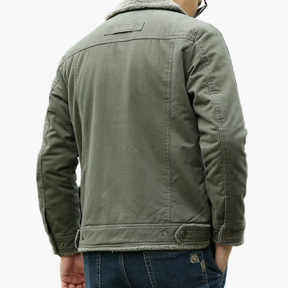 Veste décontractée style aviateur pour homme - idéale pour l'extérieur et la ville