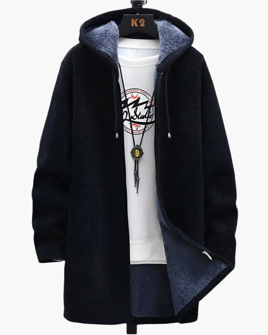 Veste à capuche style décontracté pour homme – idéale pour l'automne et les soirées fraîches