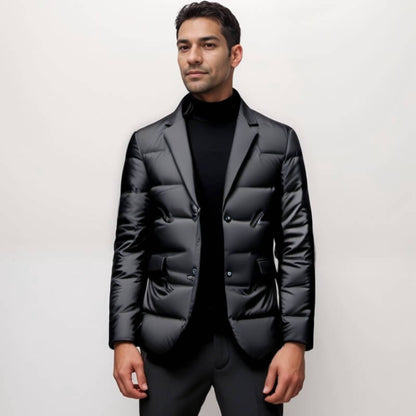 Blazer matelassé homme élégant style business et décontracté