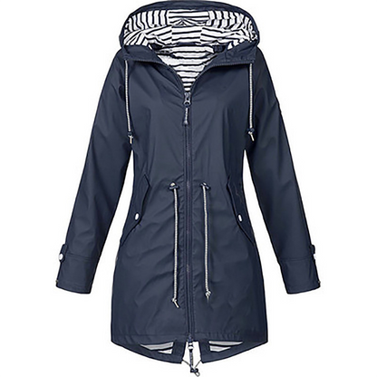 Natasha – Manteau de Pluie Long Élégant