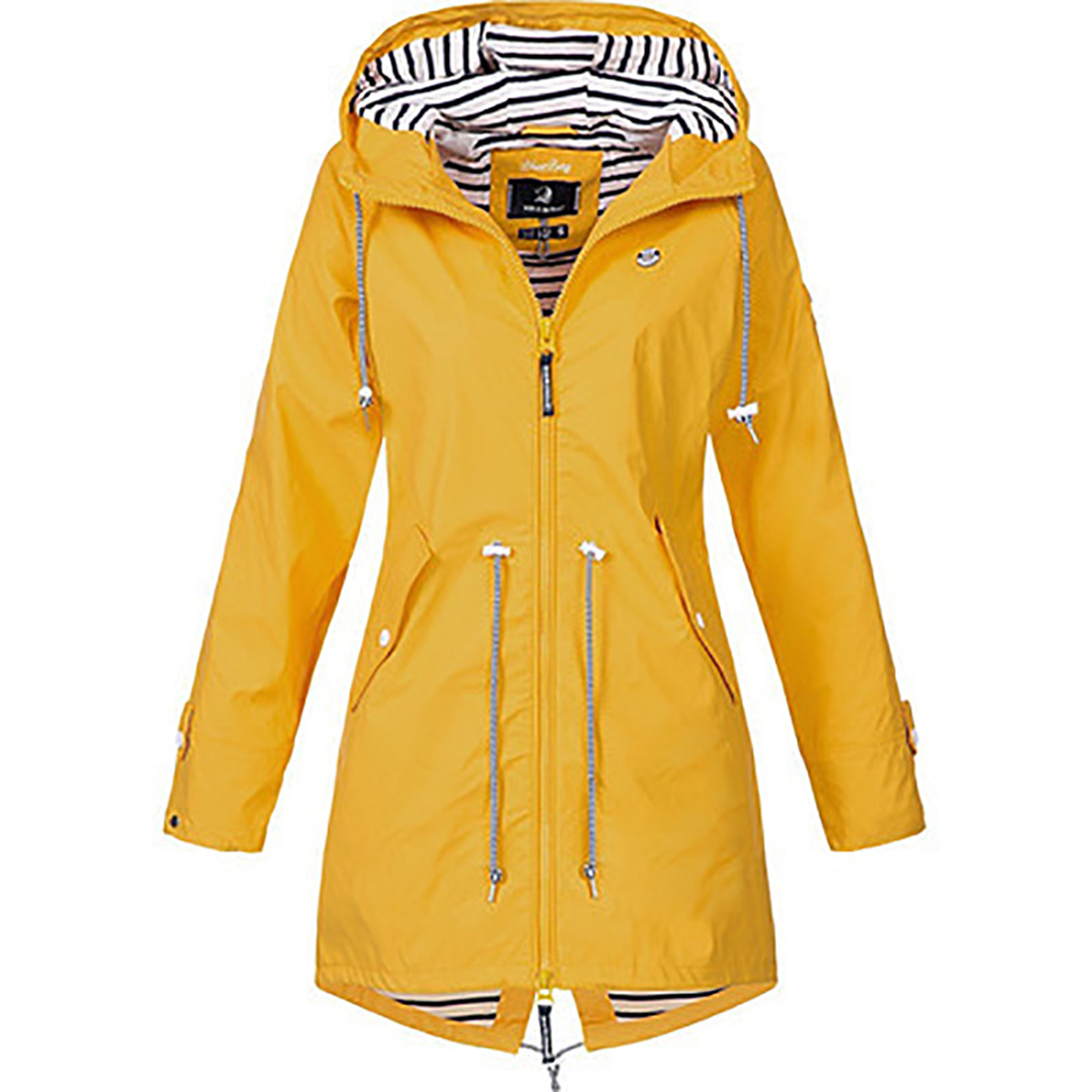 Natasha – Manteau de Pluie Long Élégant