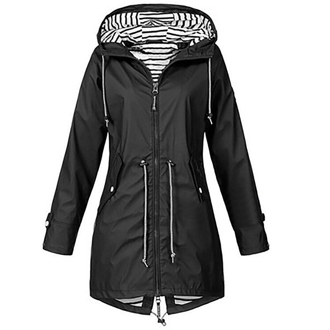 Natasha – Manteau de Pluie Long Élégant