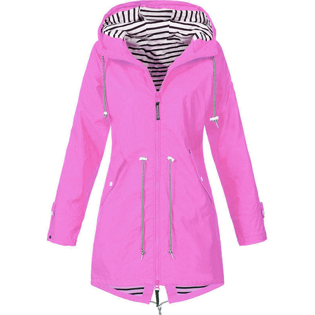 Natasha – Manteau de Pluie Long Élégant