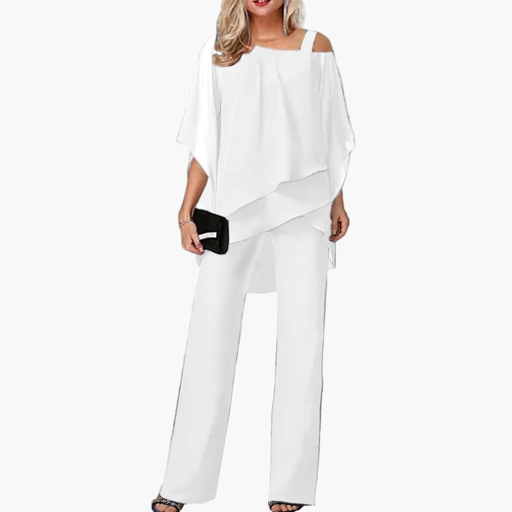 Completo Pantalone Elegante Donna Stile Moderno – Abito Raffinato per Cerimonia, Serata o Ufficio