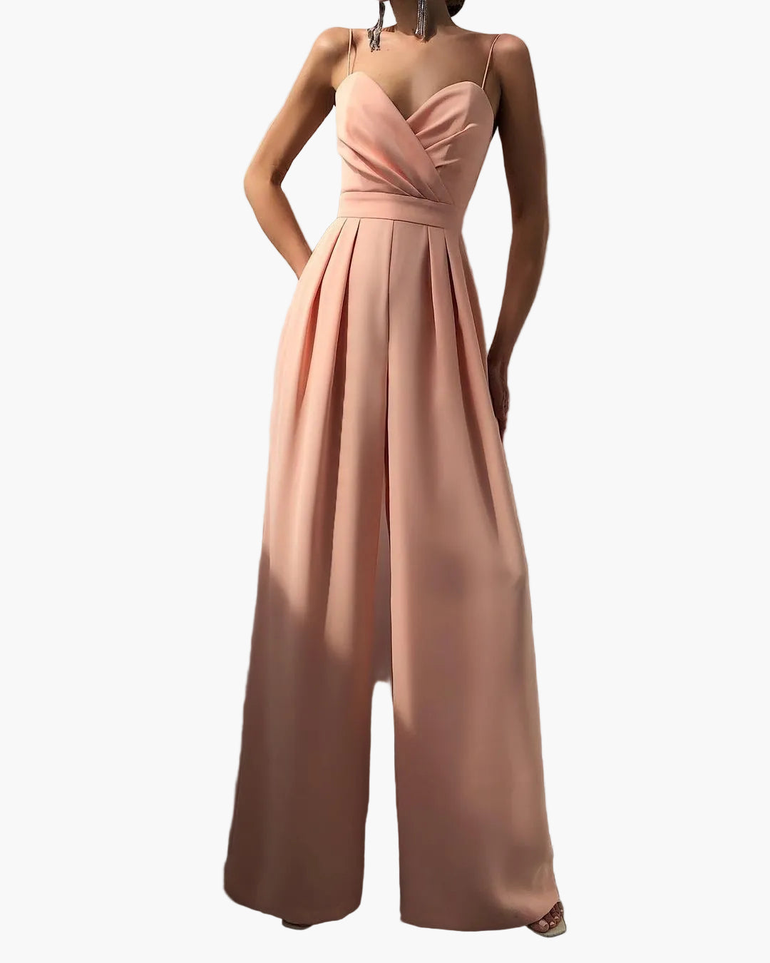 Tuta Pantalone Ampio Elegante Donna – Stile Raffinato Quotidiano e Serale