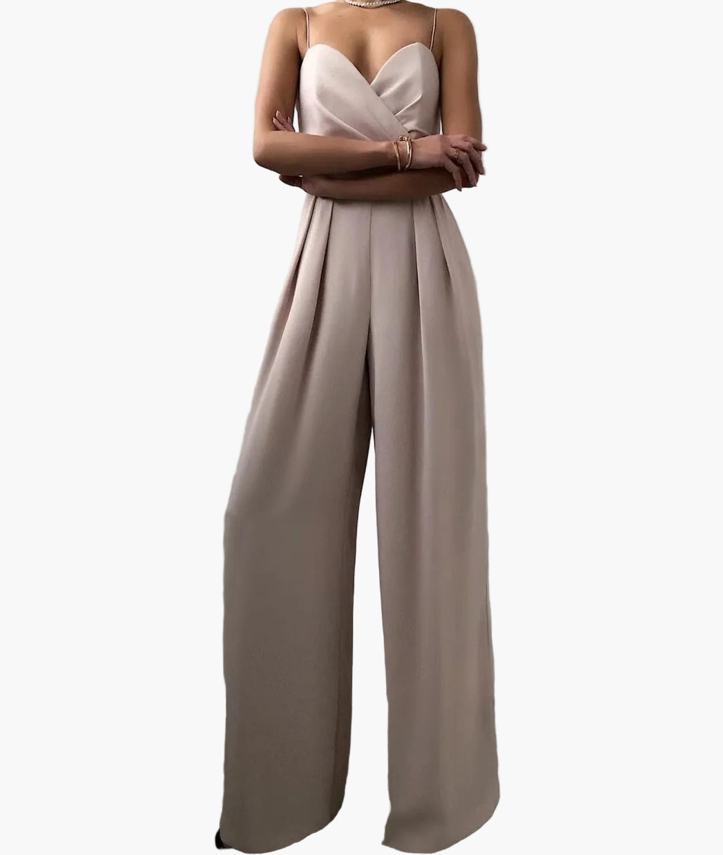 Tuta Pantalone Ampio Elegante Donna – Stile Raffinato Quotidiano e Serale