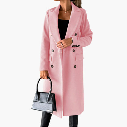 Manteau d'Hiver Élégant pour Femme – Style Long Chic et Polyvalent