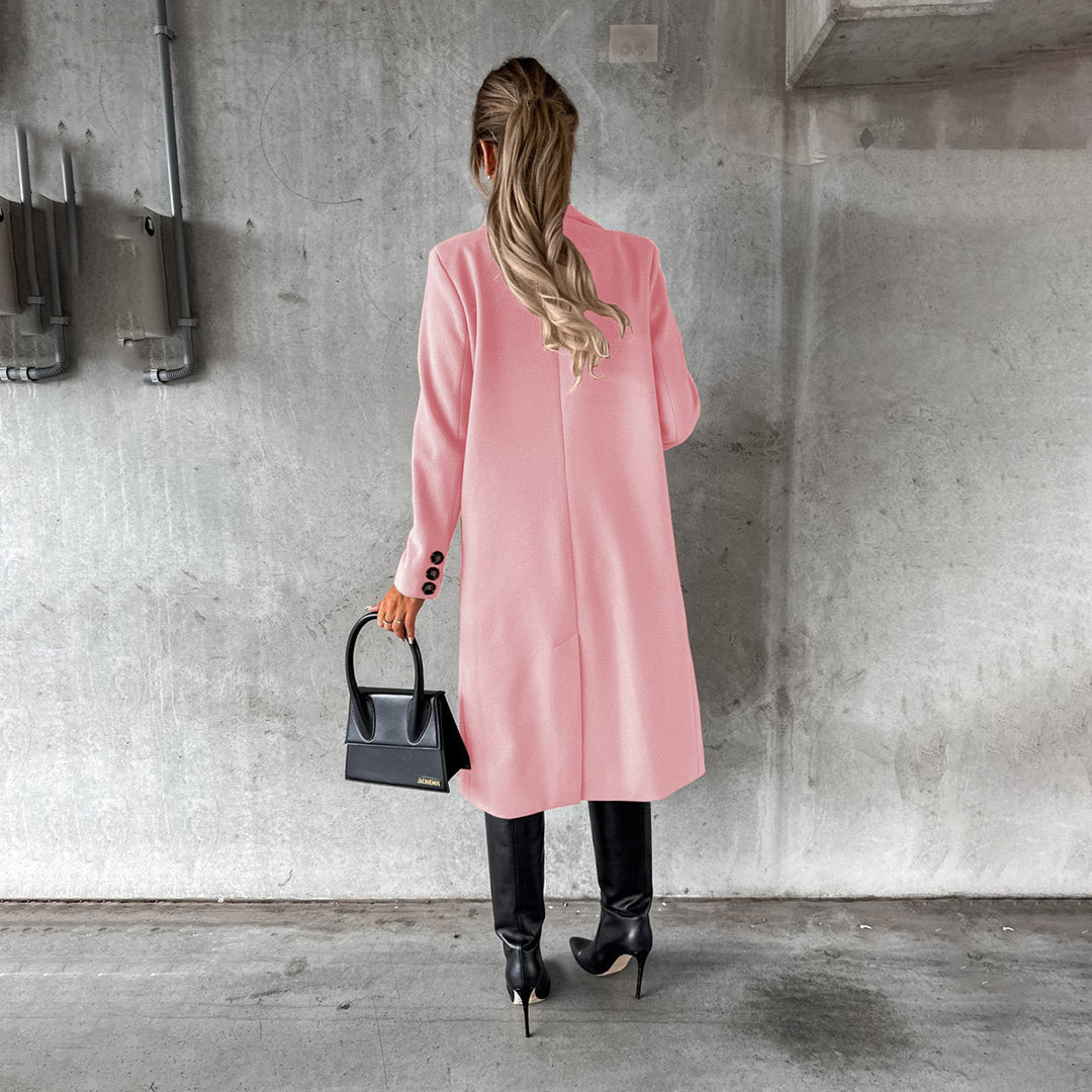 Manteau d'Hiver Élégant pour Femme – Style Long Chic et Polyvalent