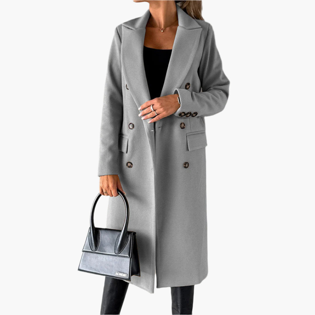 Manteau d'Hiver Élégant pour Femme – Style Long Chic et Polyvalent
