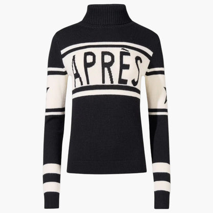 Pull col roulé après-ski style montagnard femme – Look tendance pour l’hiver et l’après-ski