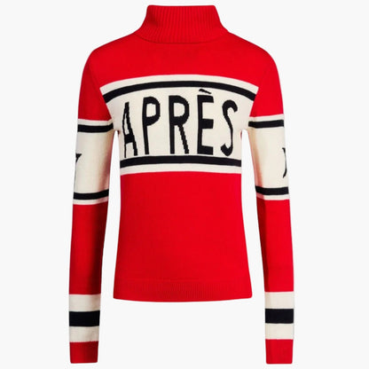 Pull col roulé après-ski style montagnard femme – Look tendance pour l’hiver et l’après-ski