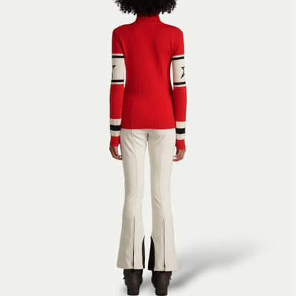 Pull col roulé après-ski style montagnard femme – Look tendance pour l’hiver et l’après-ski