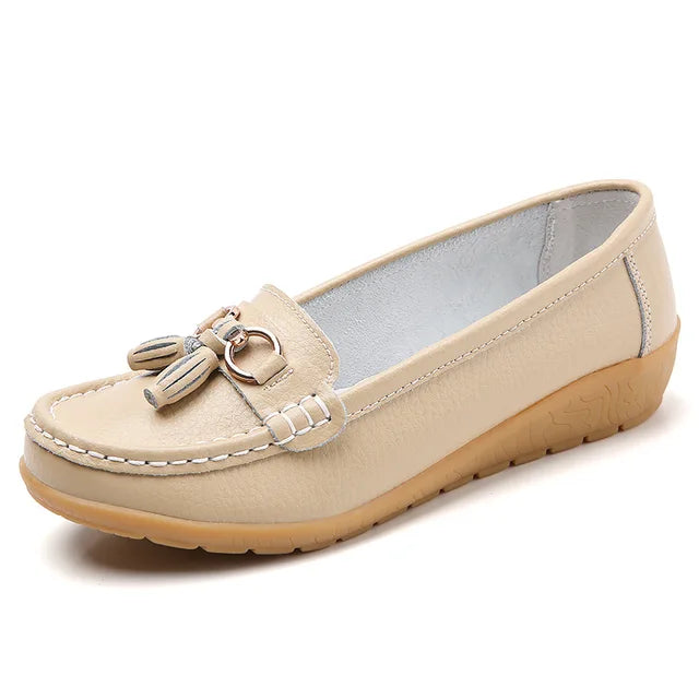 Chaussures en Cuir à la mode, Élégantes, de Couleur Bonbon