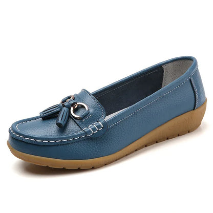Chaussures en Cuir à la mode, Élégantes, de Couleur Bonbon