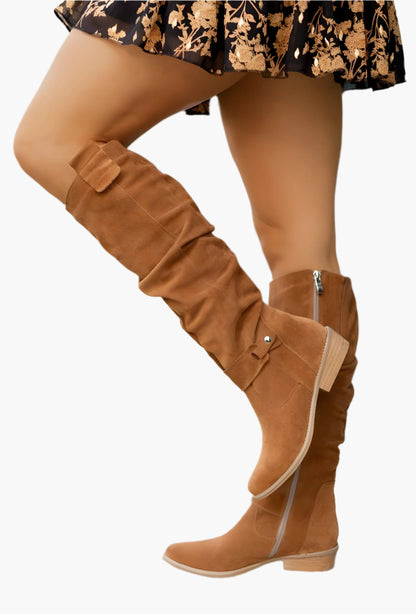 Bottes hautes femme style cavalier polyvalent pour look élégant et quotidien