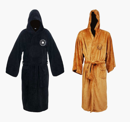Peignoir à Capuche Style Jedi pour Hommes – Déguisement Cosplay et Loungewear Geek