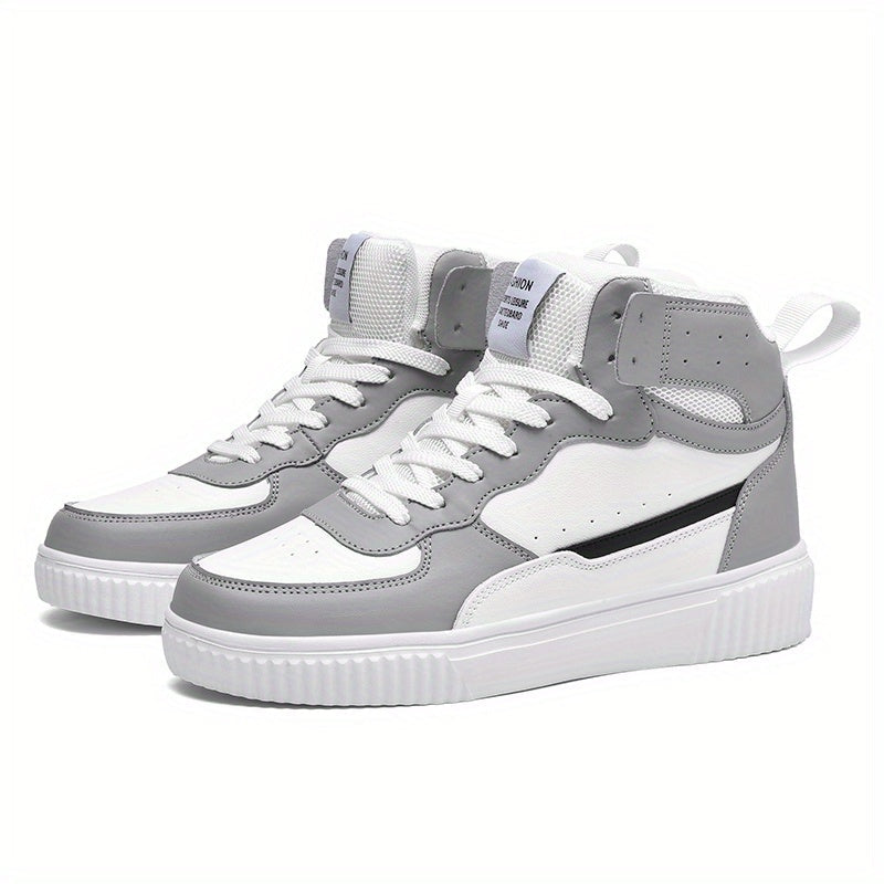 Herrhöga sneakers i urban stil för sport och fritid