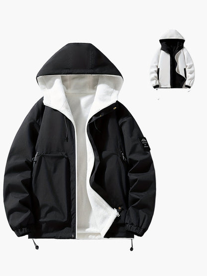 Veste Homme à Capuche Style Urbain Décontracté pour l’Hiver