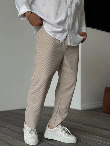 Pantalon Homme Style Moderne Confort Luxe pour Quotidien et Occasions Spéciales