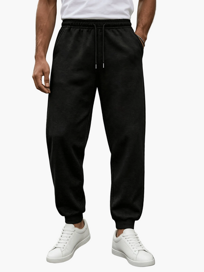 Pantaloni da jogging uomo taglio dritto stile urbano per sport e relax