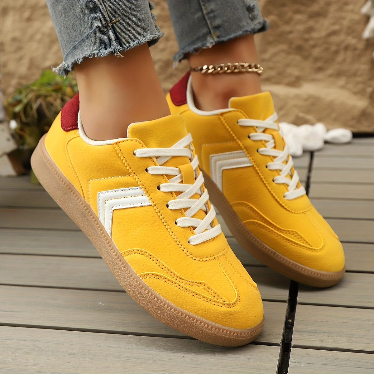 Afslappede sneakers til kvinder i urban retrostil